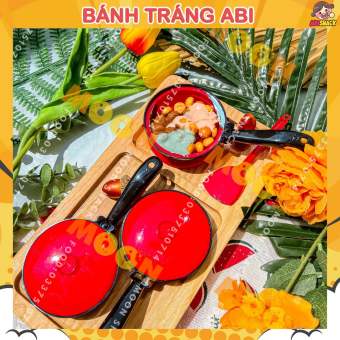 Một chảo bánh sô cô la bích qui 3 màu hình chảo đồ chơi Hongkong cute cái 25gram