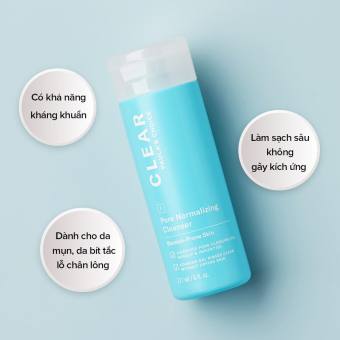 Sữa rửa mặt dịu nhẹ cho da mụn Paula’s Choice Clear Pore Normalizing Cleanser