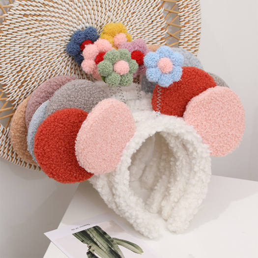 Băng Đô Rửa Mặt Cài Tóc bông Hoa Hàn Quốc Cute Xinh Nữ, Bờm Rửa Mặt Cài Tóc Bông Hoa