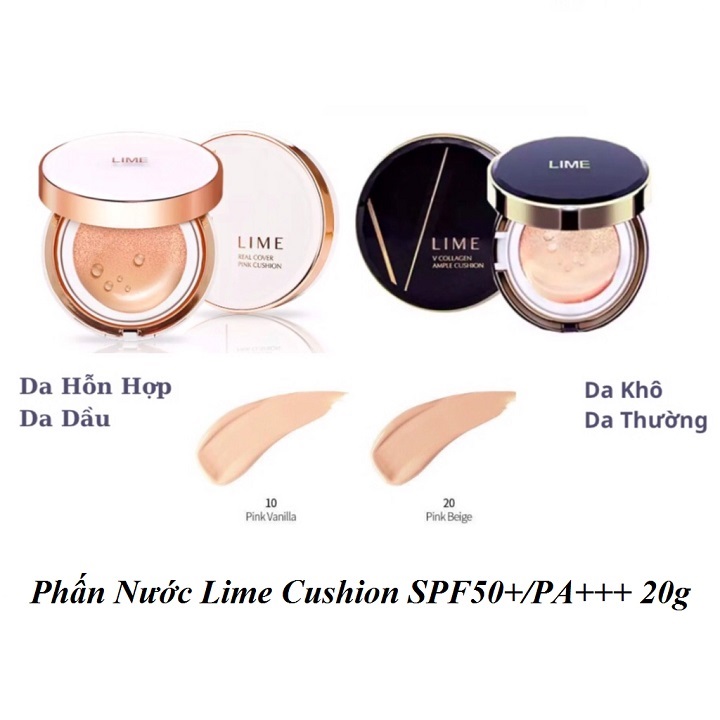 Phấn nước lime cushion spf50+/pa+++