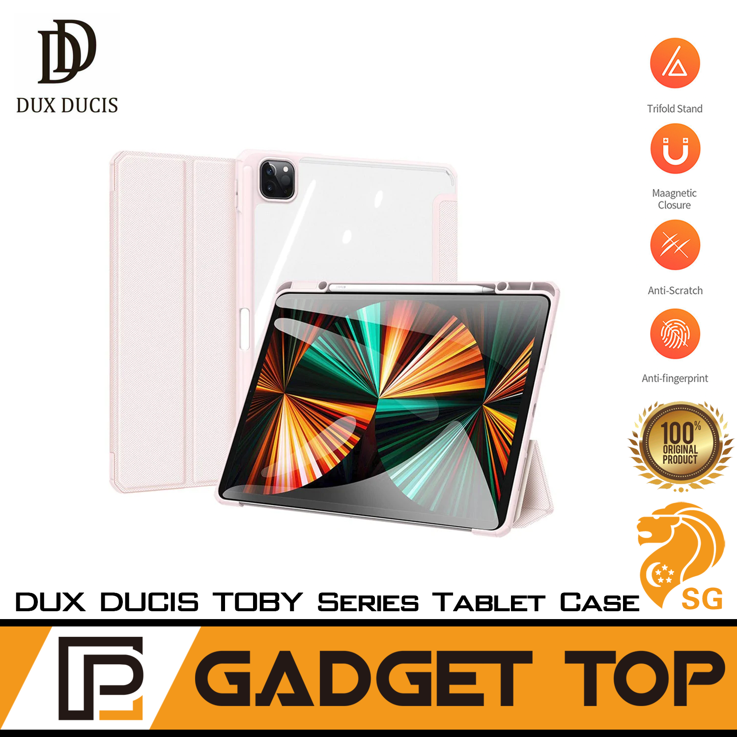 Dux Ducis Domo iPad Mini (2021) Tri-Fold Folio Case