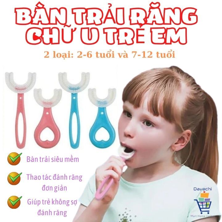 [ẢNH THẬT - SIÊU MỀM] Bàn Chải Đánh Răng Trẻ Em Chữ U CHOAI Chất Liệu Silicon Thực Phẩm Ôm Sát Hàm Răng, Lông Bàn Chải Mềm An Toàn Cho Bé, Giúp Trẻ Thích Đánh Răng