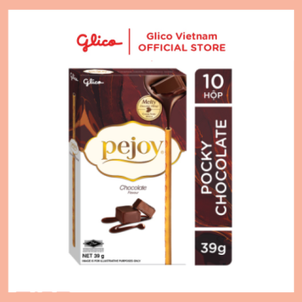 Bánh que GLICO Pejoy nhân kem Sô Cô La 39G
