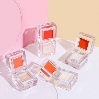 Phấn Má Bắt Sáng Hai Màu Tự Nhiên Lâu Trôi Magic Casa. Phấn má hồng Magic Casa kiêm phấn bắt sáng hai màu tự nhiên lâu trôi