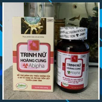 Trinh Nữ Hoàng Cung Abipha 60 Viên hỗ trợ phòng ngừa U vú, u nang buồng trứng, u xơ tử cung, u xơ tuyến tiền liệt h Chuẩn