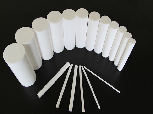 Cây teflon tròn/trụ trắng phi đường kính 6-->12 mm dài 500 mm dt tech
