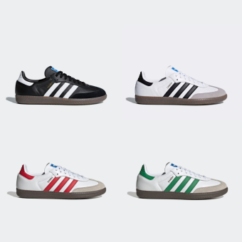 Giày Thể Thao A.d.i.d.a.s Samba phong cách Vintage dành cho nam nữ, giày Das samba đủ màu -  das white 3-panel black shoes, high-end men's and women's sneakers Yellowstore