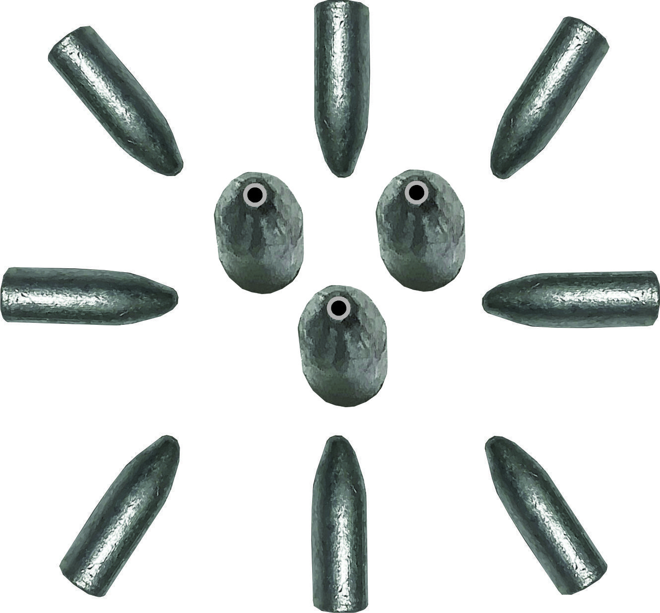 Nữa Kg Chì Xuyên tâm hình trụ