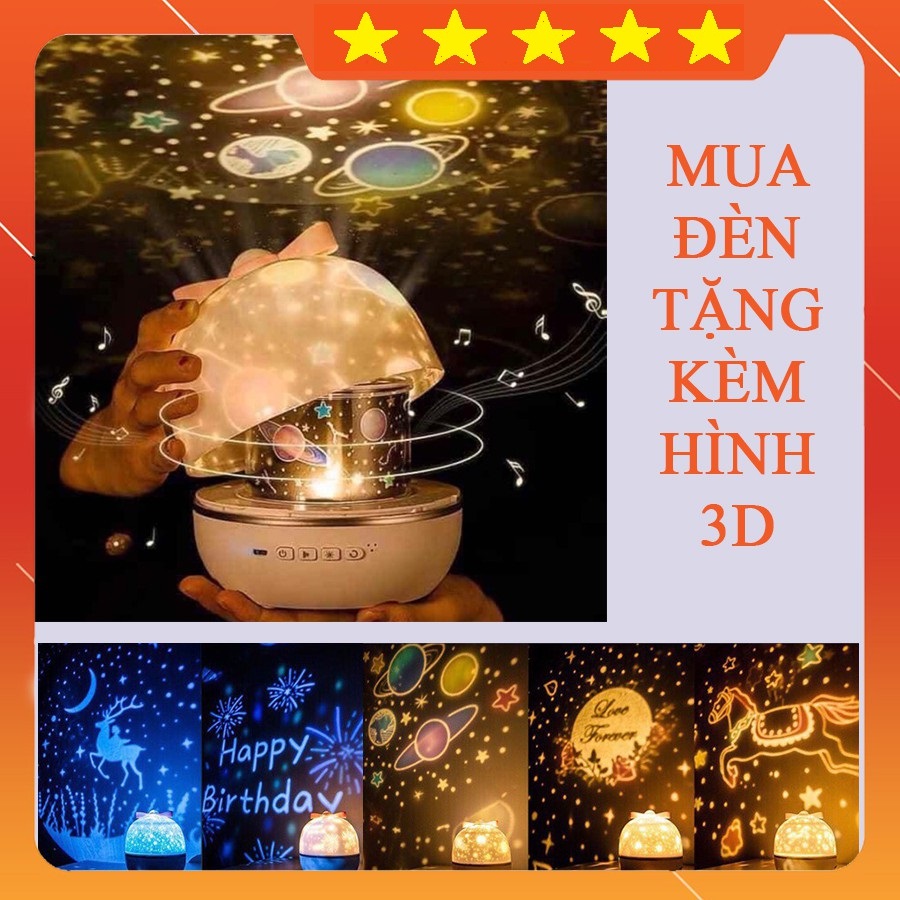 Đèn ngủ ngàn sao, đèn ngủ ánh sao, đèn ngủ sao trời, đèn ngủ 3d chiếu ngàn sao lung linh đưa cả vũ trụ về nhà với bầu trời đổi màu – tặng kèm theo dây cáp sạc và hình 3d.