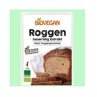 Men nở bánh mỳ chua lúa mạch đen Biovegan 30g