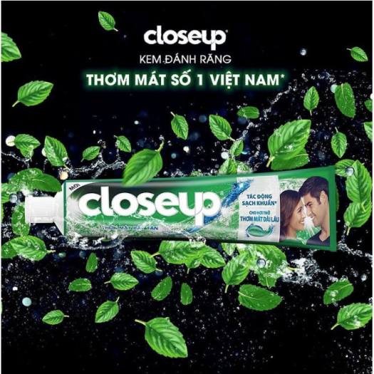 Kem Đánh Răng Closeup 180g Cho Hơi Thở Thơm Mát