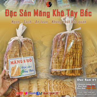 Đặc Sản Núi Rừng Măng Khô Tây Bắc (1kg), Miếng To - Dày - Thơm - Ngon, Phơi nắng tự nhiên,... - Đặc Sản 27