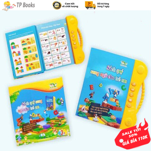 Sách nói điện tử song ngữ anh việt cho trẻ em - học tiếng anh - toán - tiếng việt - sách thông minh - đồ chơi phát triển trí thông minh