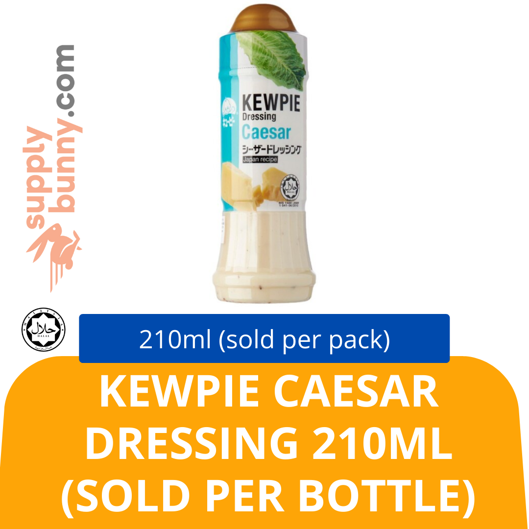 Kewpie Caesar Dressing 210ml (sold per bottle) Halal