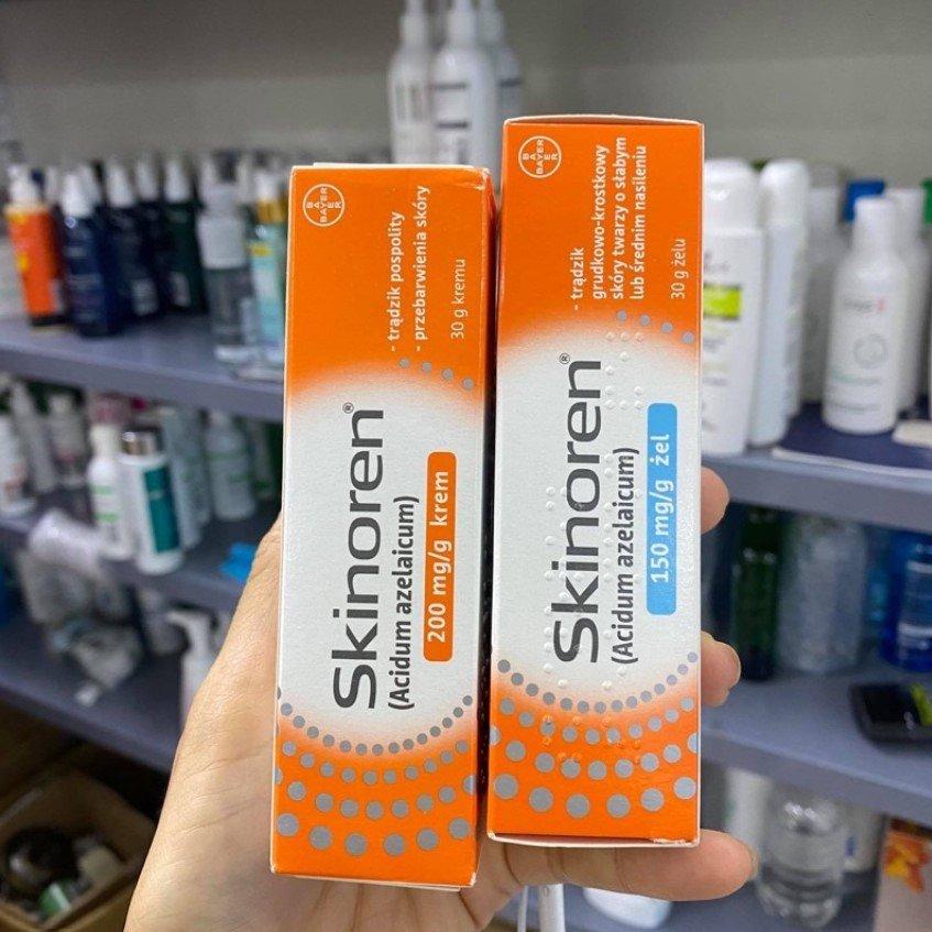 Kem Skinoren Giảm Mụn Giảm Thâm Nám Azelaic Acid 200mg