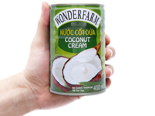 Nước cốt dừa Wonderfarm lon 400ml