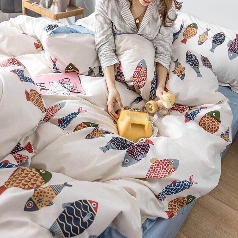 Bộ chăn ga 5 món decor cực xinh