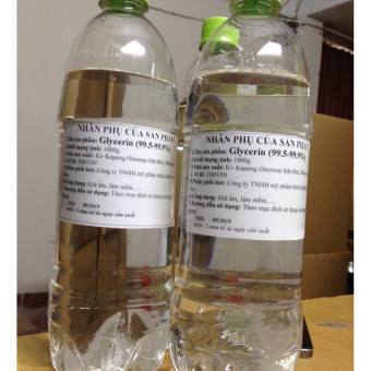 Glycerin thực vật (99,5% - 99,9%) -1000g