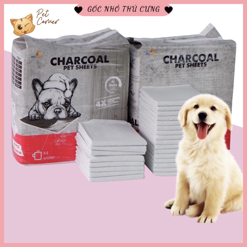 Tã lót chuồng cho chó mèo Charcoal than hoạt tính