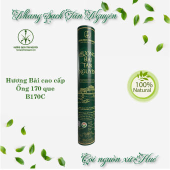 Hương Bài Cao cấp thơm sạch - Ống nhựa 170 que - Nhang Sạch Tân Nguyên