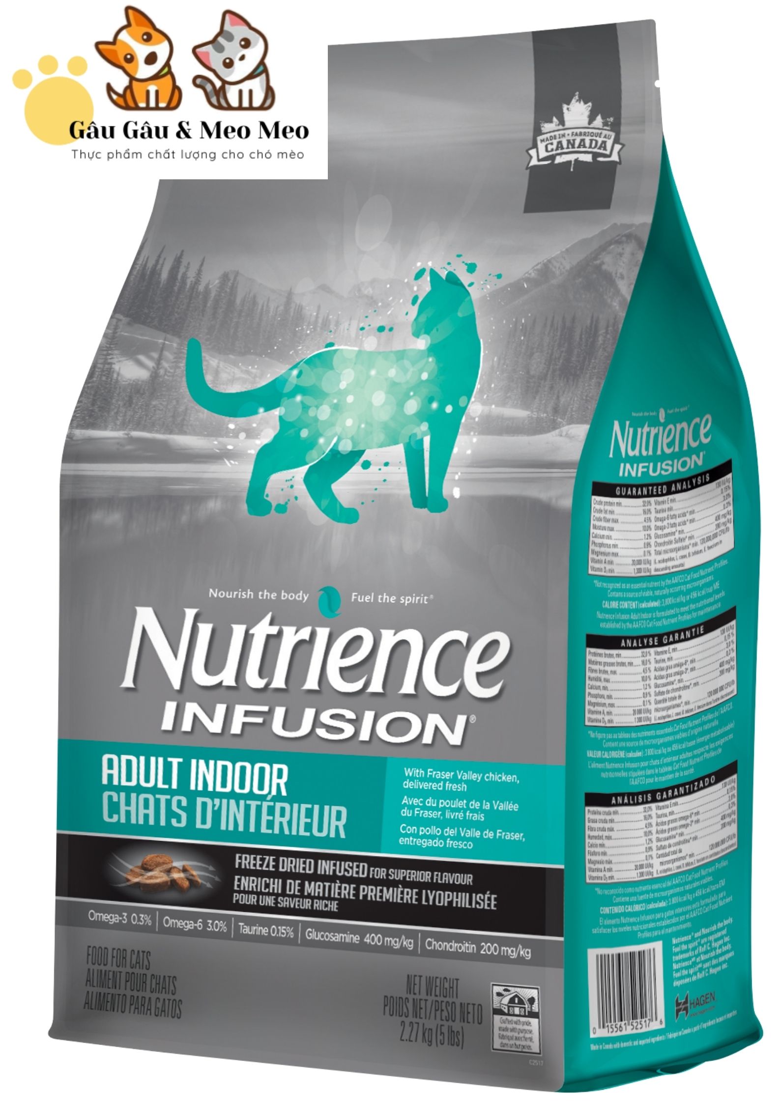 Thức ăn mèo nutrience infusion