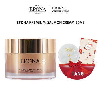 Kem Dưỡng Trắng - Phục Hồi Da Hư Tổn Chiết Xuất Dầu Cá Hồi Epona Premium Salmon Cream 50ml