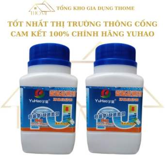 COMBO 2 HỘP, Bột thông cống Yuhao, bột thông cống cực mạnh, bột thông bồn cầu cực mạnh YUHAO