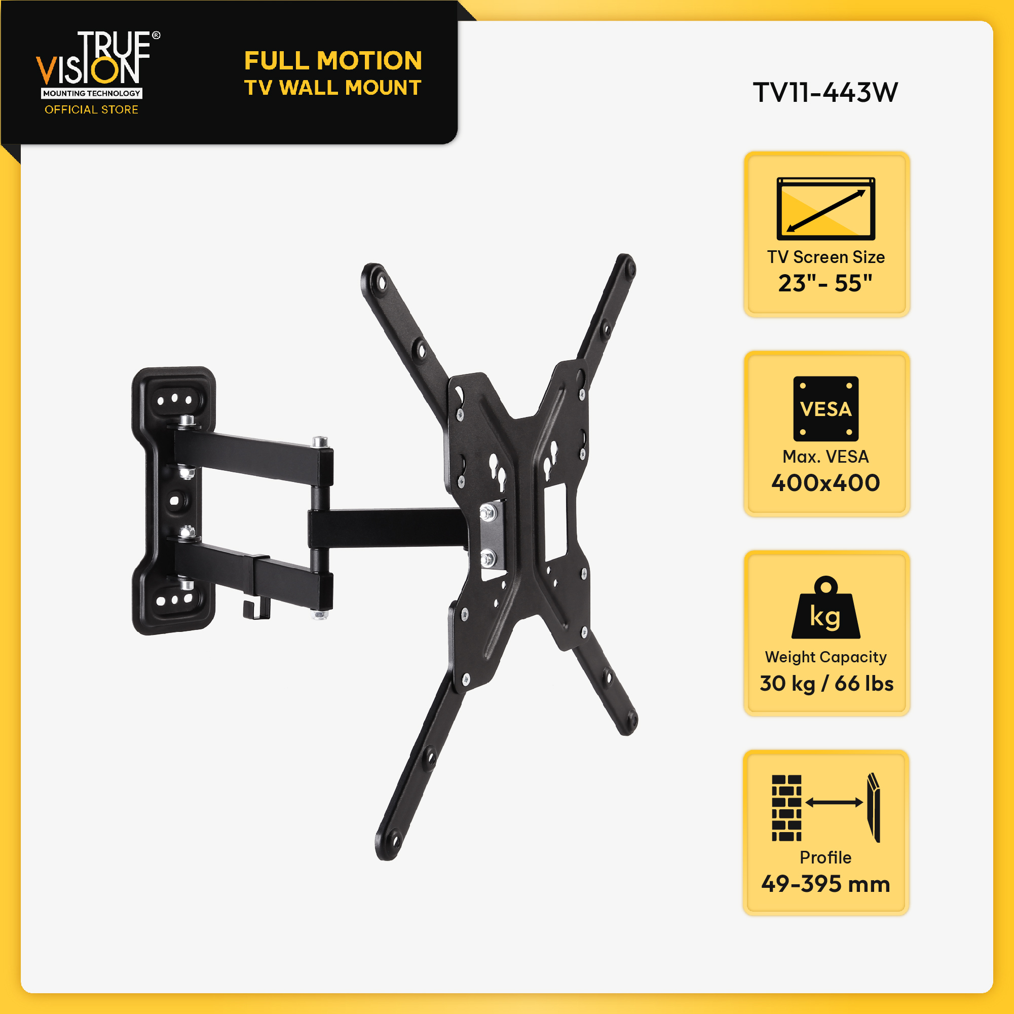 Tilt and Swivel TV Wall Mount For 23″-42″ – True Vision TV Wall Mount  Supplier Philippines