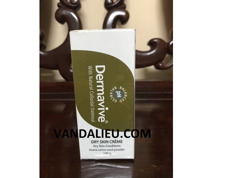 Kem tái tạo và dưỡng ẩm da - dermavive cream 100g