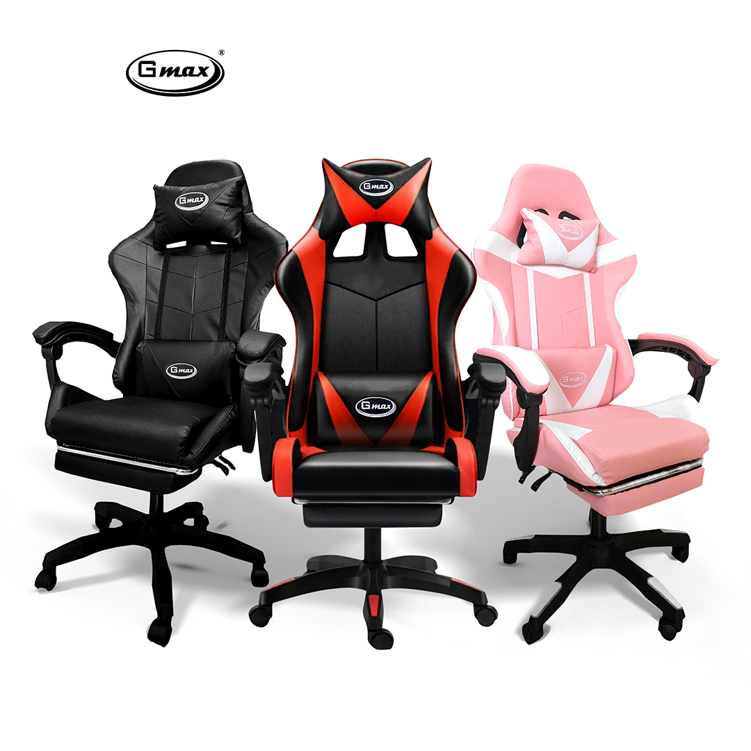 Gmax เก้าอี้เกมมิ่ง Gaming Chair นั่งสบาย เก้าอี้เล่นเกม เก้าอี้สำนักงาน รุ่น GC-101 ราคา 1,699 บาท*ส่งฟรี