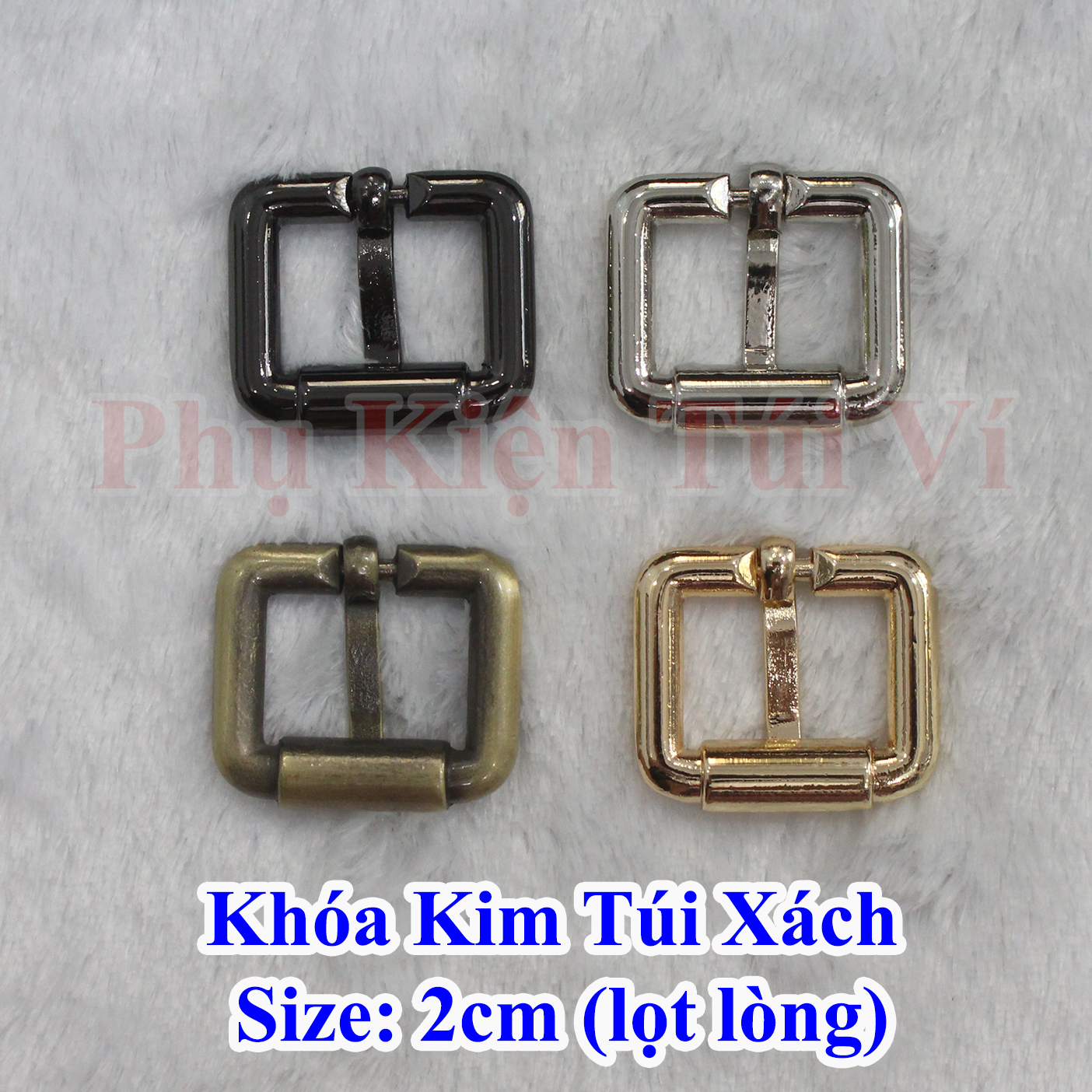Khóa kim túi xách 2cm