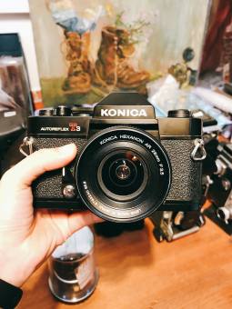 Máy ảnh phim Konica Autoreflex T3 Black