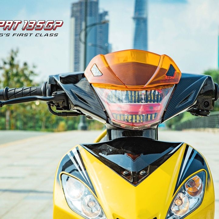 Chóa Đèn Led Exciter 135 2005 2010 2 Tầng Chính Hãng Zhi.Pat Bảo Hành 1 Năm