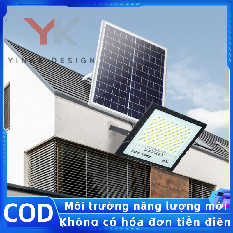 Pin năng lượng mặt trời den nang luong mat trời đèn năng lượng 80W đèn led năng lượng mặt trời đèn sân vườn