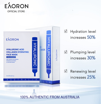 EAORON Hyaluronic Axít Collagen Hydrating Miếng Đắp Mặt Nạ Pack (5 Cái/hộp