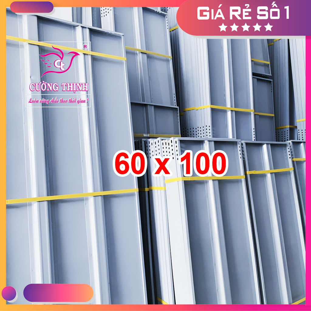 Mâm sắt rộng 60cm x dài 100cm, dày 8dem, lắp ráp kệ sắt, tải trọng 100kg/ mâm