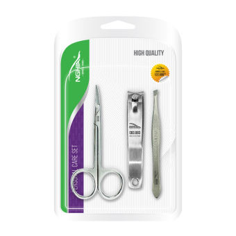 Combo 3 Sản Phẩm KỀM NGHĨA CB.3-003 (Kéo Cắt Tỉa Lông Mày - Bấm Móng - Nhíp)