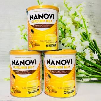 Combo 3 hộp Sữa Nghệ NANOVI Curcumin (400g)