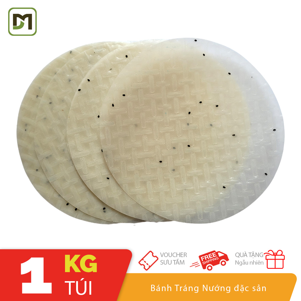 Túi 1KG Bánh tráng nướng mè trắng dùng làm bánh tráng nướng