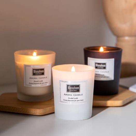 Nến Thơm Thư Giãn Không Khói Cao Cấp Aroma Menahem - Dumi Shop