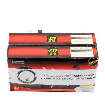 Cà Phê Sữa G7 3in1 Trung Nguyên (Hộp 21 Gói - Tem Xác thực Chính Hãng)