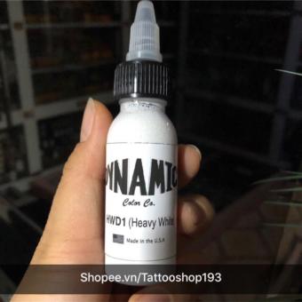 Mực xăm màu trắng tuyết dynamic usa 30ml(1oz)