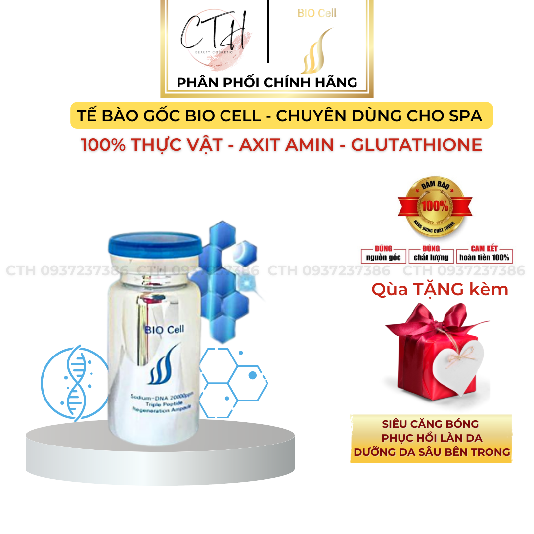 Tế bào gốc bio cell korea - siêu căng bóng phục hồi