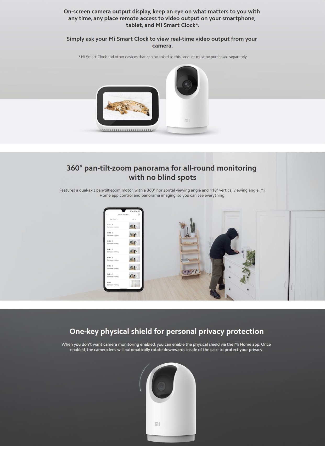 mi home security camera 360 remote view