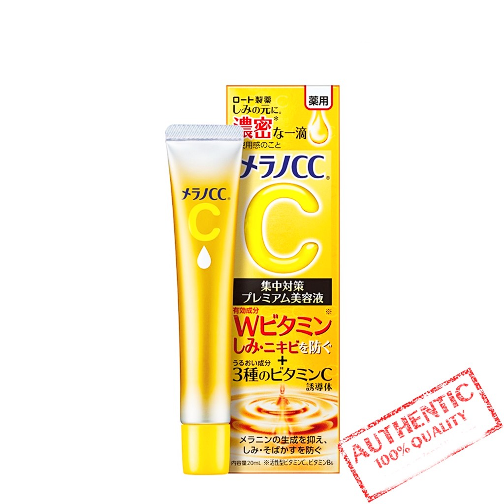 Serum melano cc vitamin c, e hỗ trợ làm trắng da, mờ thâm mụn