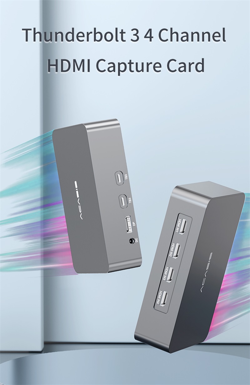 ACASIS Thunderbolt 3 Video Capture Card 4 HDMI input – ACASIS Electronics