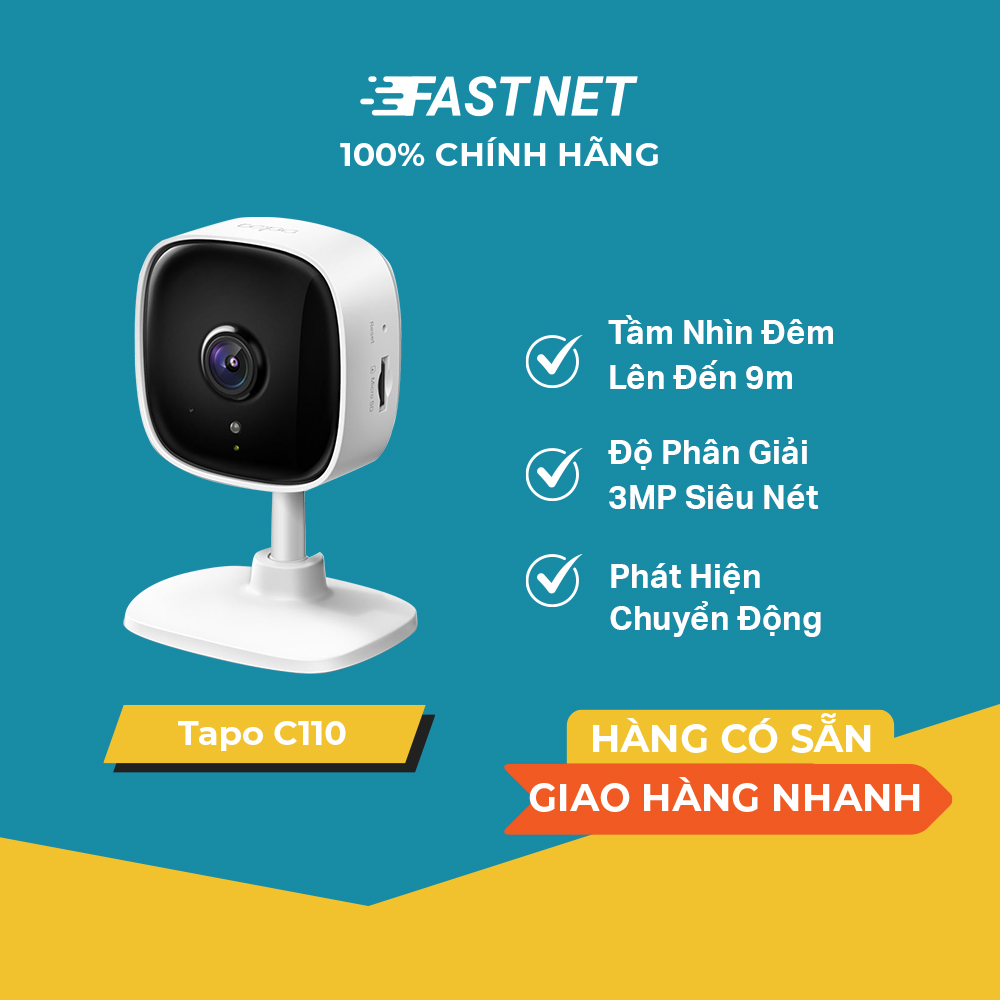 Camera WiFi Thông Minh TP-Link Tapo C100 C110 An Ninh Cho Gia Đình