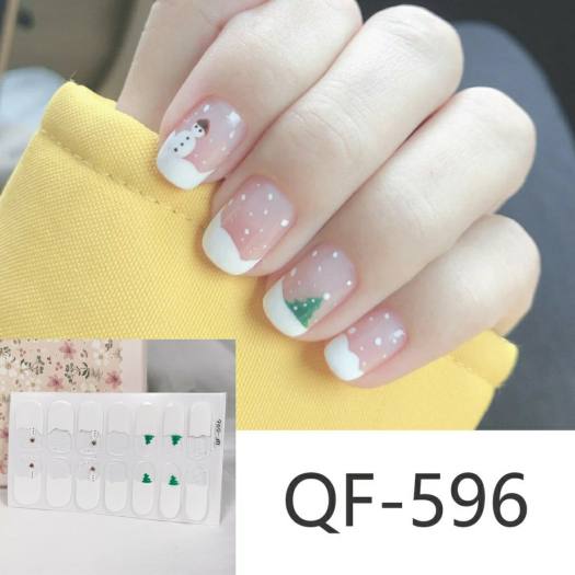 Sticker dán móng tay móng chân Nail Wraps Phong cách Hàn Quốc