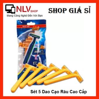 Set 5 CÂY DAO CẠO RÂU 2 LƯỠI hàng xịn