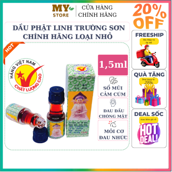 Dầu Gió Phật Linh Trường Sơn Loại Nhỏ 1,5ml